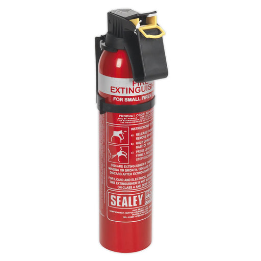 Sealey Fire Extinguisher 0.95kg Dry Powder Disposable SDPE009D Sealey - Dynamic Drive