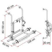 Fiamma Motorhome Carry Bike UL Black 2 Cycle Carrier Fiamma  - Dynamic Drive