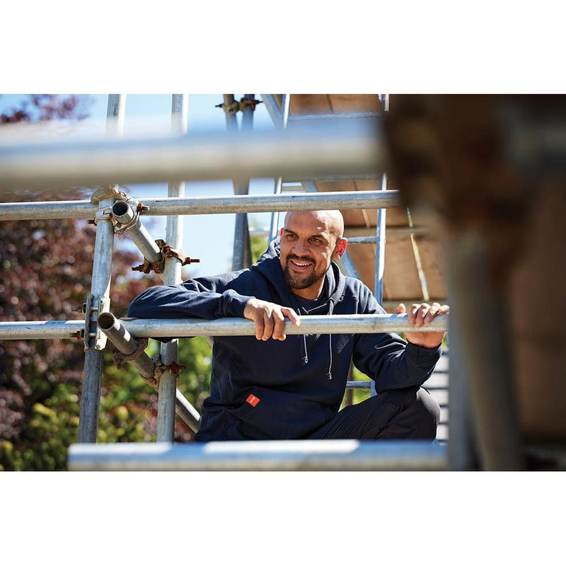 Scruffs Eco Worker Hoodie Navy L Scruffs - Dynamic Drive