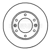 Borg & Beck Front & Rear Brake Discs & Pads fits Hyundai H-1 2002-2004 2.5