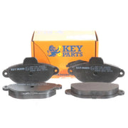 Key Parts 4 x Front Brake Pad Set fits Fiat 500 2007 on 1.2