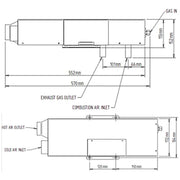 Heatsource HS2000E Blown Air Heater - Efficient & Compact Heating Heatsource - Dynamic Drive