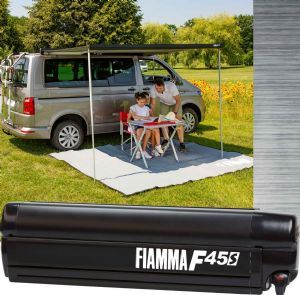 Fiamma F45S Vw T5 Transporter Deep Black Royal Grey 26M 06759D01R