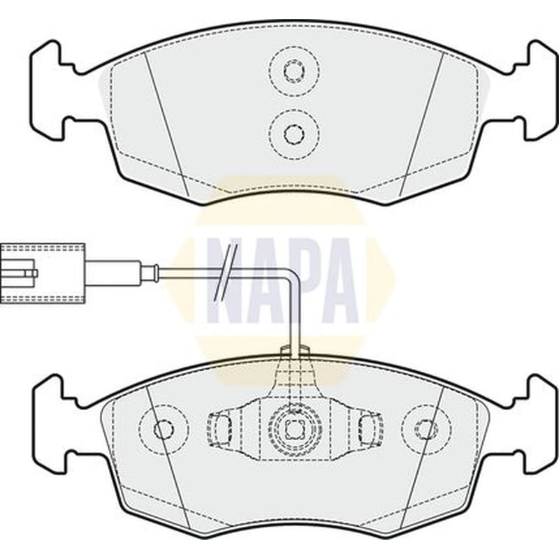 NAPA Front Brake Pad Set NBP1300