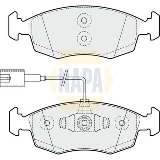 NAPA Front Brake Pad Set NBP1300