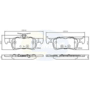 Comline Front & Rear Pads fits Ford Fiesta VII 2017-2021 1.0 1.1 1.5