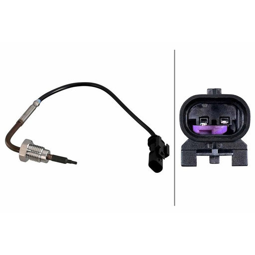 Hella Exhaust Gas Temperature Sensor before EGR cooler fits Alfa Romeo Giulia