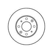Abtex 2 x Vented Front Brake Discs BD1338V-x2