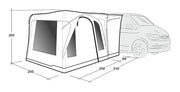 Outwell Daytona Driveaway Air Awning Grey Outwell - Dynamic Drive