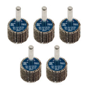 Sealey 25 x 20mm Abrasive Flap Wheel on 6mm Shaft 60Grit - Pack of 5 FW2520605 Sealey - Dynamic Drive