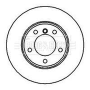 Borg & Beck Front Vented & Rear Vented Brake Discs & Pads fits BMW 3 1990-2001