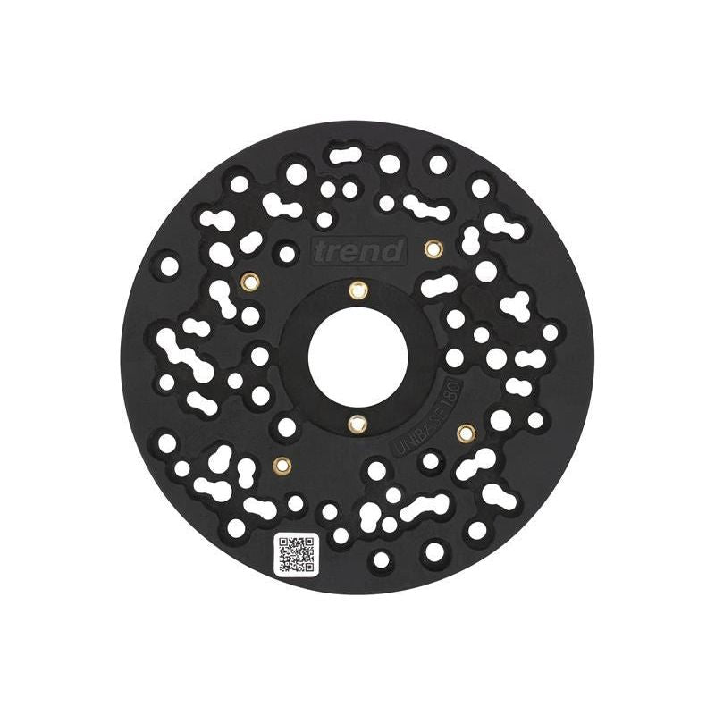 Trend UNIBASE/180 Universal Plunge Router Sub-Base 180mm Trend - Dynamic Drive