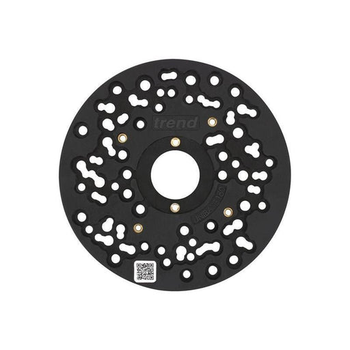Trend UNIBASE/180 Universal Plunge Router Sub-Base 180mm Trend - Dynamic Drive