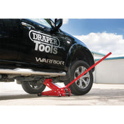 Draper Heavy Duty Garage Trolley Jack, 3 Tonne, Red 60977 Draper - Dynamic Drive