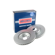 Borg & Beck Front & Rear Brake Discs & Pads fits VW Tiguan 2007-2018 1.4 2.0