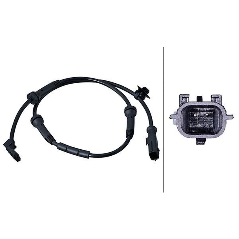 Hella ABS Wheel Speed Sensor Front fits Mercedes-Benz Citan Dualiner 2012-2021