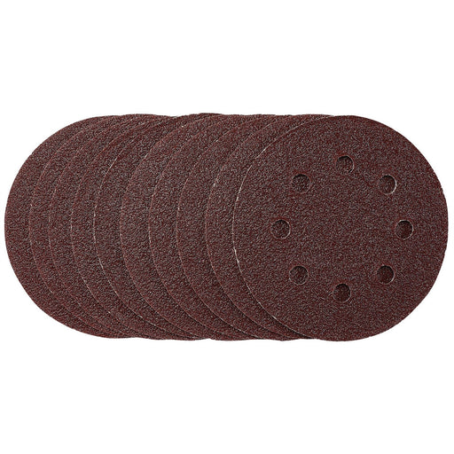 Draper Sanding Discs, 115mm, 40 Grit, Hook & Loop (Pack of 10) 53498 Draper - Dynamic Drive
