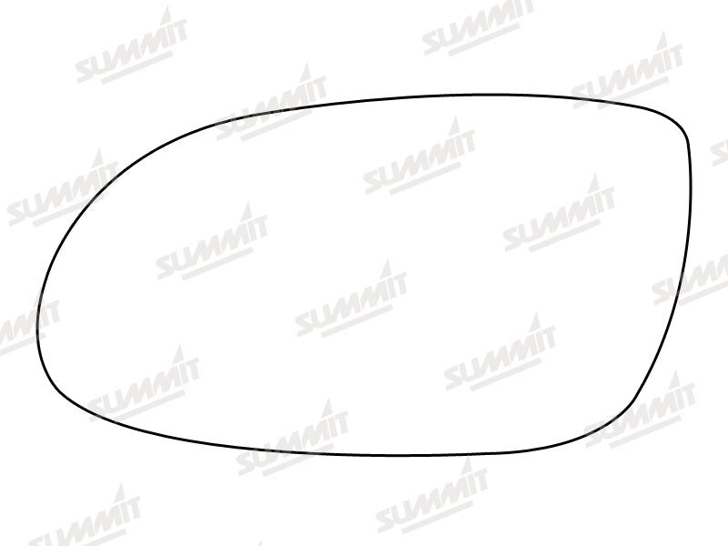 Summit Heated Base Plate With Blind Spot Mirror Glass fits Mercedes W168 A Class LHS Summit - Bars 4 Cars