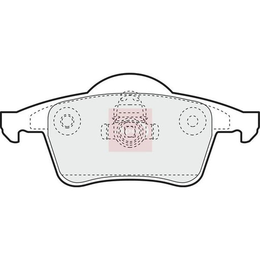 Apec Rear Brake Pad Set PAD1071