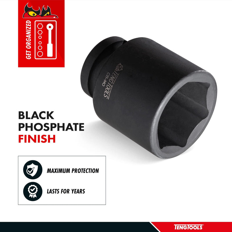 Teng Tools 1/2" Stubby Impact Socket DIN Metric 17mm Teng Tools - Dynamic Drive