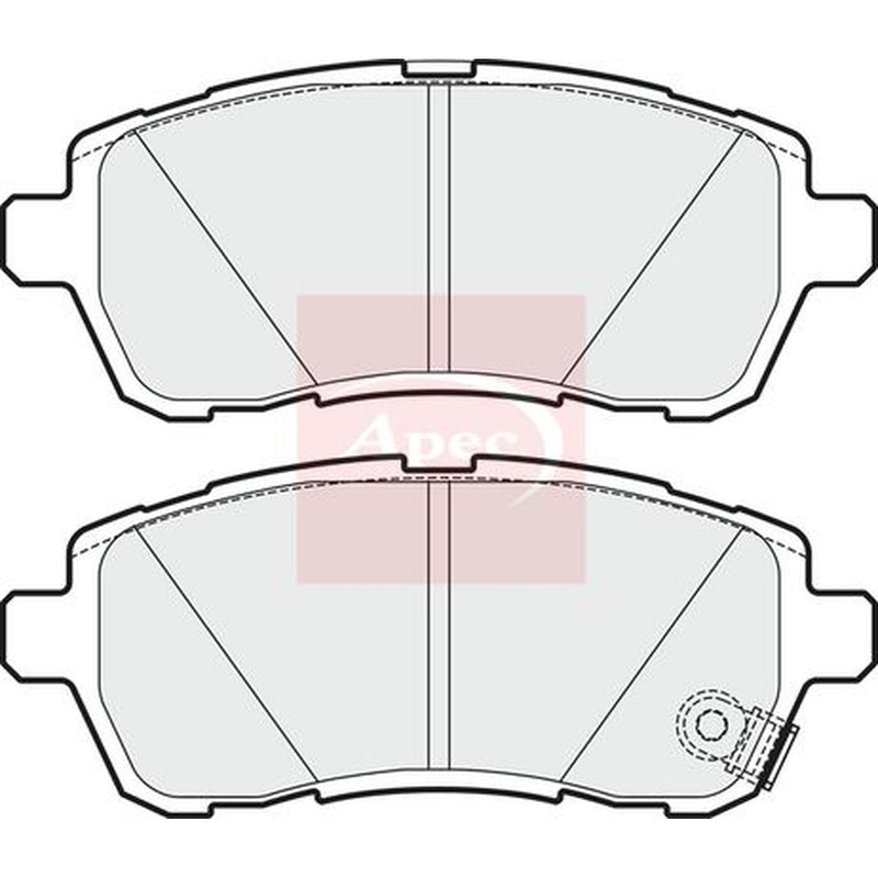 Apec Front Brake Vented Discs & Pads fits Suzuki Swift III 2010-2017 1.2 1.3