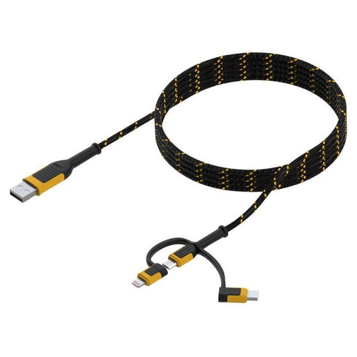 Dewalt Telecoms Reinforced Braided 3-in-1 Combo Cable 1.8m (6ft) DEWALT Telecoms - Dynamic Drive