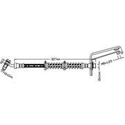 Juratek Brake Hydraulic Hose Line Rear Left fits Land Rover Discovery 1998-2004
