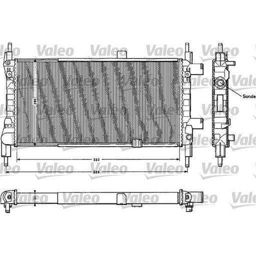 Valeo Engine Radiator 883856