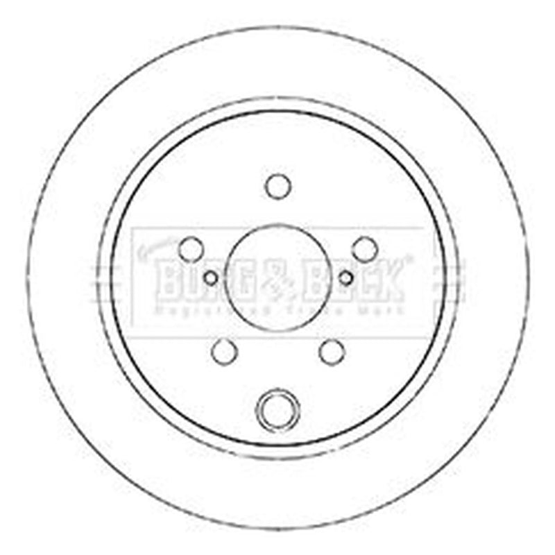 Borg & Beck Front & Rear Brake Discs & Pads fits Subaru Impreza 2011-2012