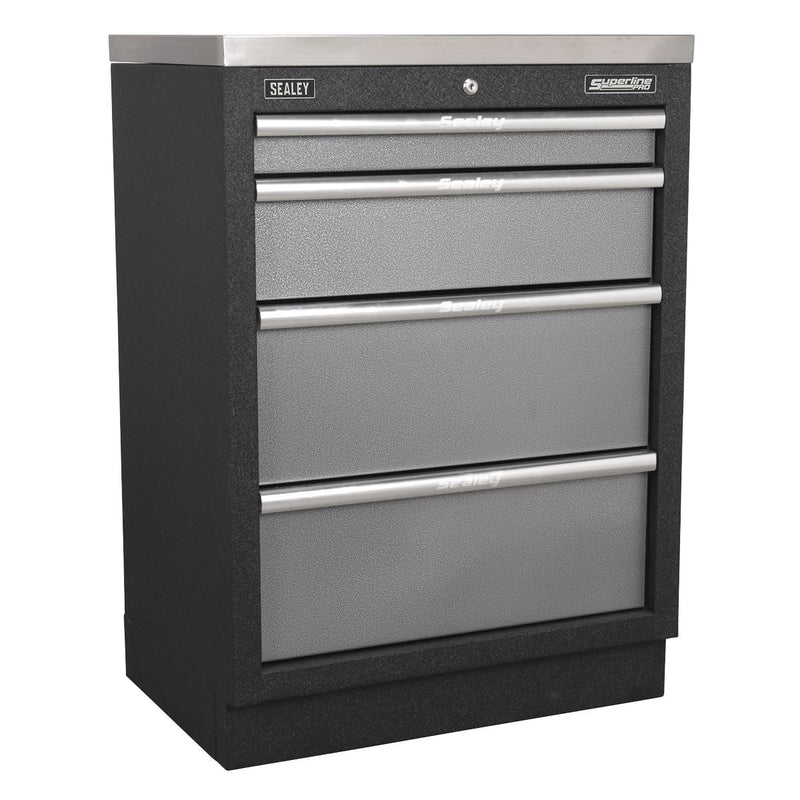 Sealey Superline Pro 2.0m Storage System Wood Worktop APMSSTACK07W Sealey - Dynamic Drive