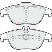 Fahren Rear Brake Pad Set FBP3236