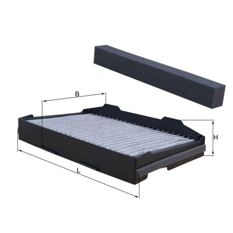 Mahle Cabin Air Filter (Pollen Filter) fits Saab 9-5 1997-2009