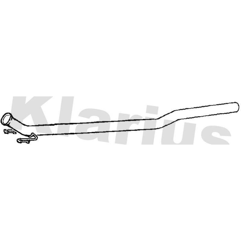 Klarius Exhaust Pipe OD fits Citroën C5 III 2010-2012 1.6
