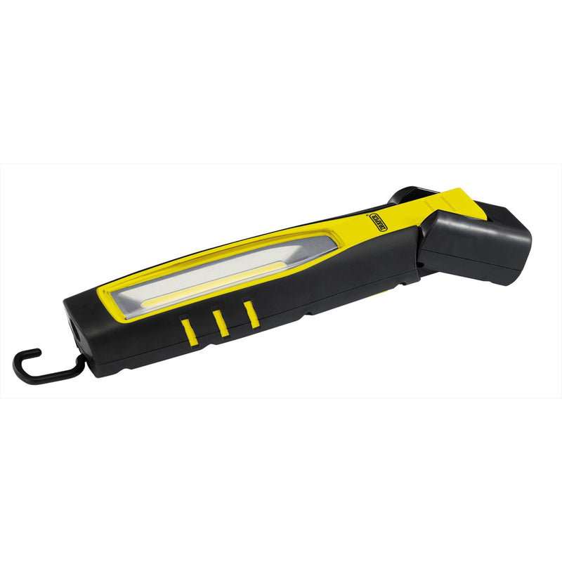 Draper COB/SMD LED Rechargeable Inspection Lamp, 7W, 700 Lumens, Yellow 11762 Draper - Dynamic Drive