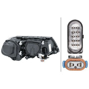 Hella Headlight Headlamp W5W Left fits VW Passat B5.5 2000-2005