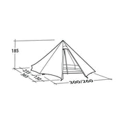 Robens Fairbanks 4 Berth Poled Tent Robens - Dynamic Drive
