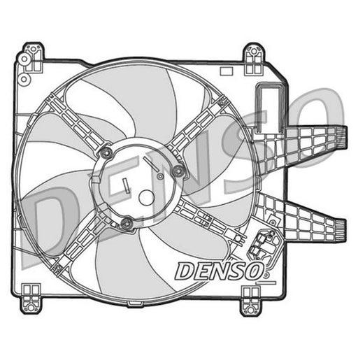 Denso Engine Cooling Fan fits Fiat Brava 1995-2001 1.8 1.9