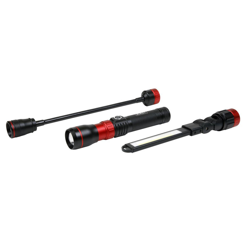 Sealey Interchangeable 3-In-1 COB LED Inspection Light Rechargeable LED0131R Sealey - Dynamic Drive