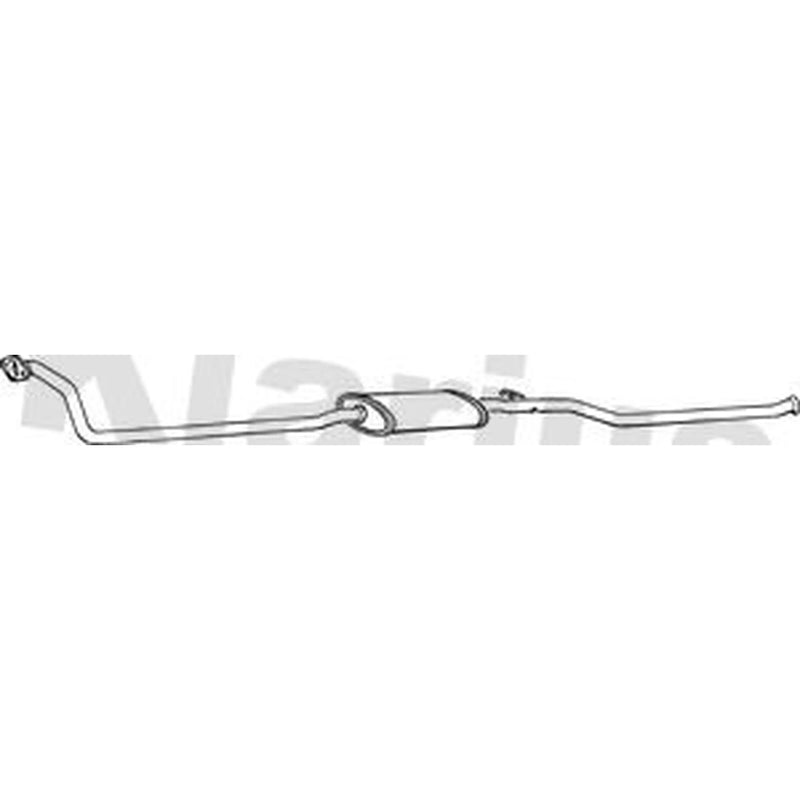 Klarius Box With Front Pipe Front fits Citroën Berlingo First 1996-2003 1.8 1.9