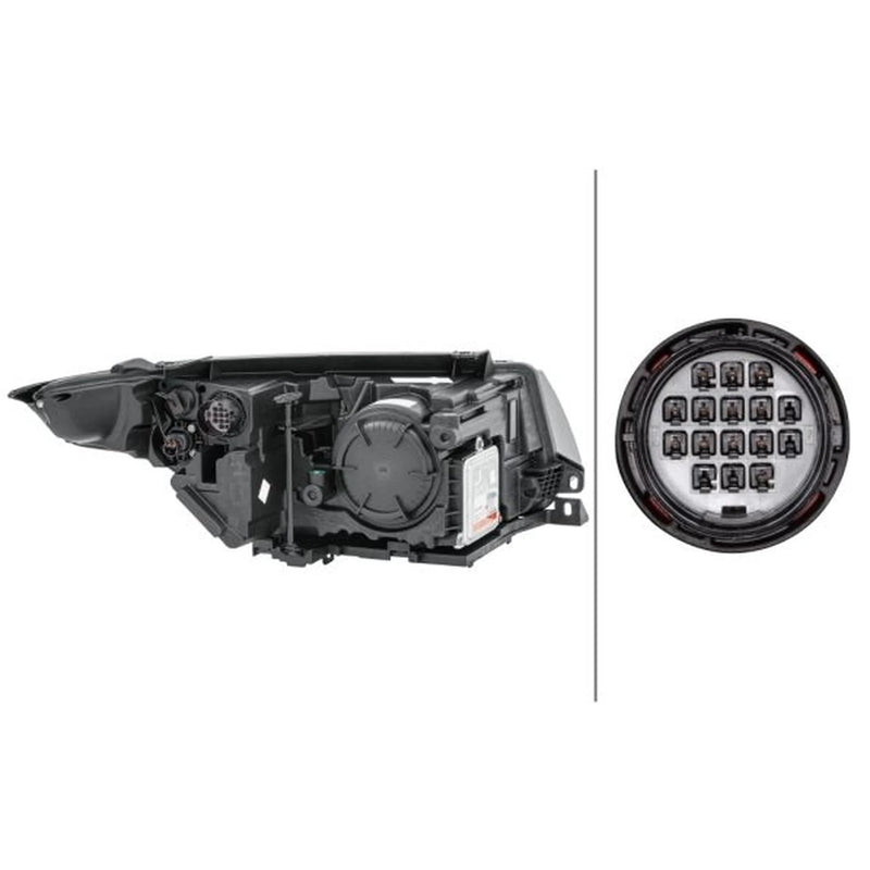 Hella Headlight Headlamp PSY24W Left fits Austin Princess 2 1978-1982