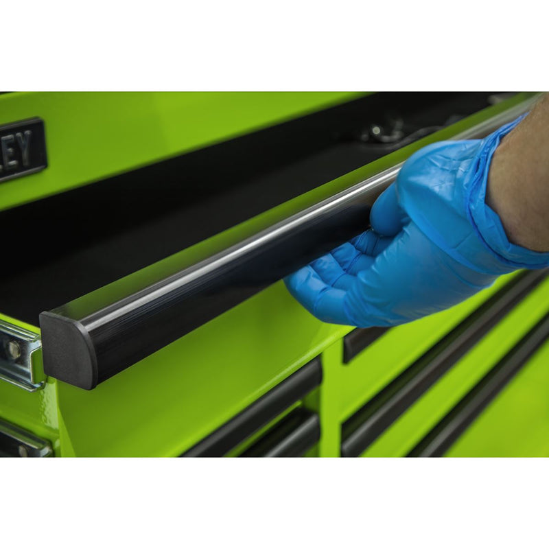 Superline PRO Black Edition Mobile Trolley with Wooden Worktop Hutch Superline Pro - Dynamic Drive