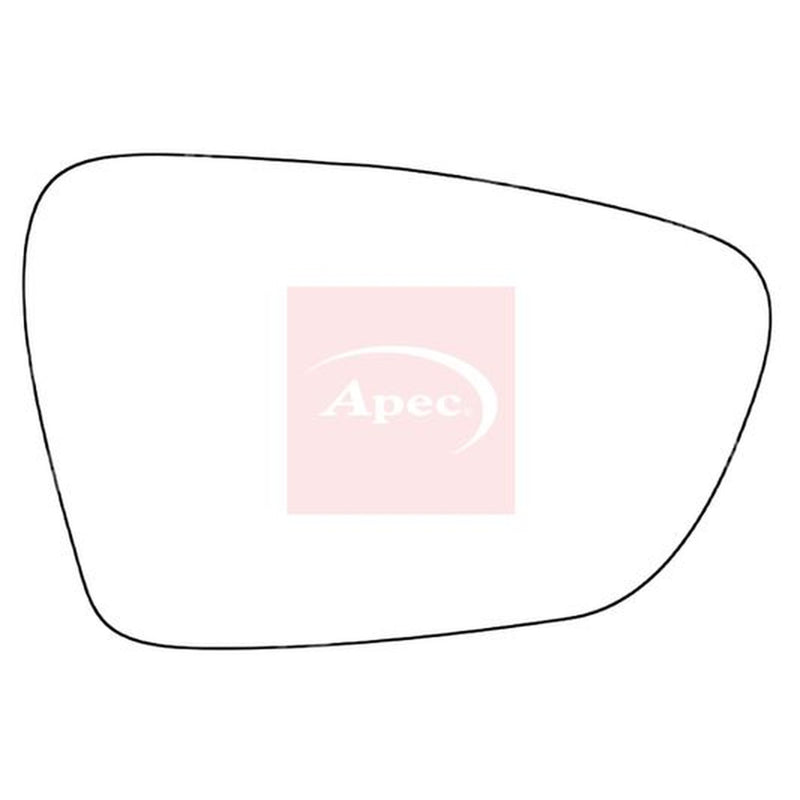 Apec Exterior Wing Mirror Glass Right fits Kia Cee'D 2012-2018 1.4 1.6