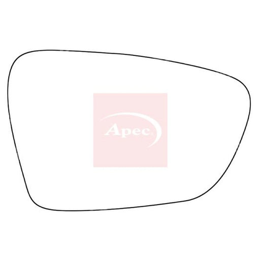 Apec Exterior Wing Mirror Glass Right AMS2739