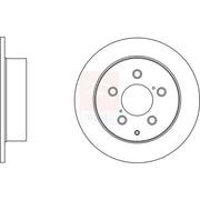 Apec Front & Rear Brake Discs & Pads fits Toyota Avensis 2005-2008 2.2