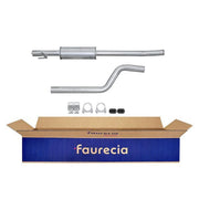 Hella Front Silencer Front fits Opel Astra G 1998-2005 1.2