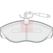 Apec Front Brake Pad Set fits Citroën Relay I 1994-2002 1.9 2.5