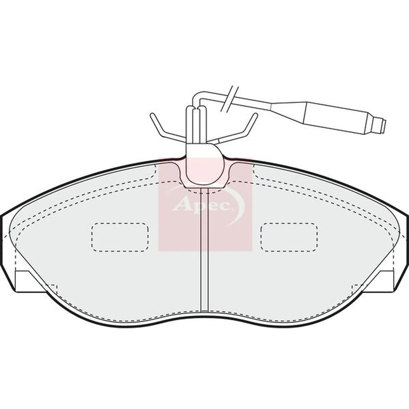 Apec Front Brake Pad Set PAD867