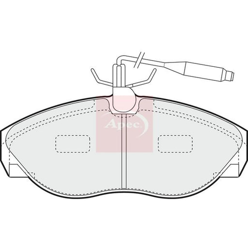 Apec Front Brake Pad Set PAD867