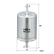 MANN-FILTER Fuel Filter Element WK 730/5