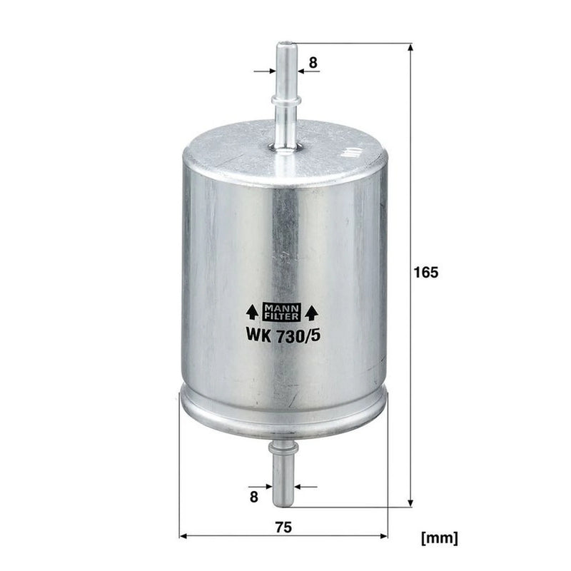 MANN-FILTER Fuel Filter Element WK 730/5